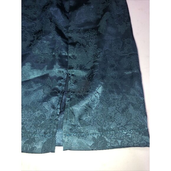 LYANER Women's Elegant Jacquard Side Split Slit Zipper Mini Skirt Sz M - Picture 3 of 3